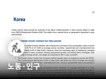 OECD, 한국 근로자의 이직제한 실태 진단