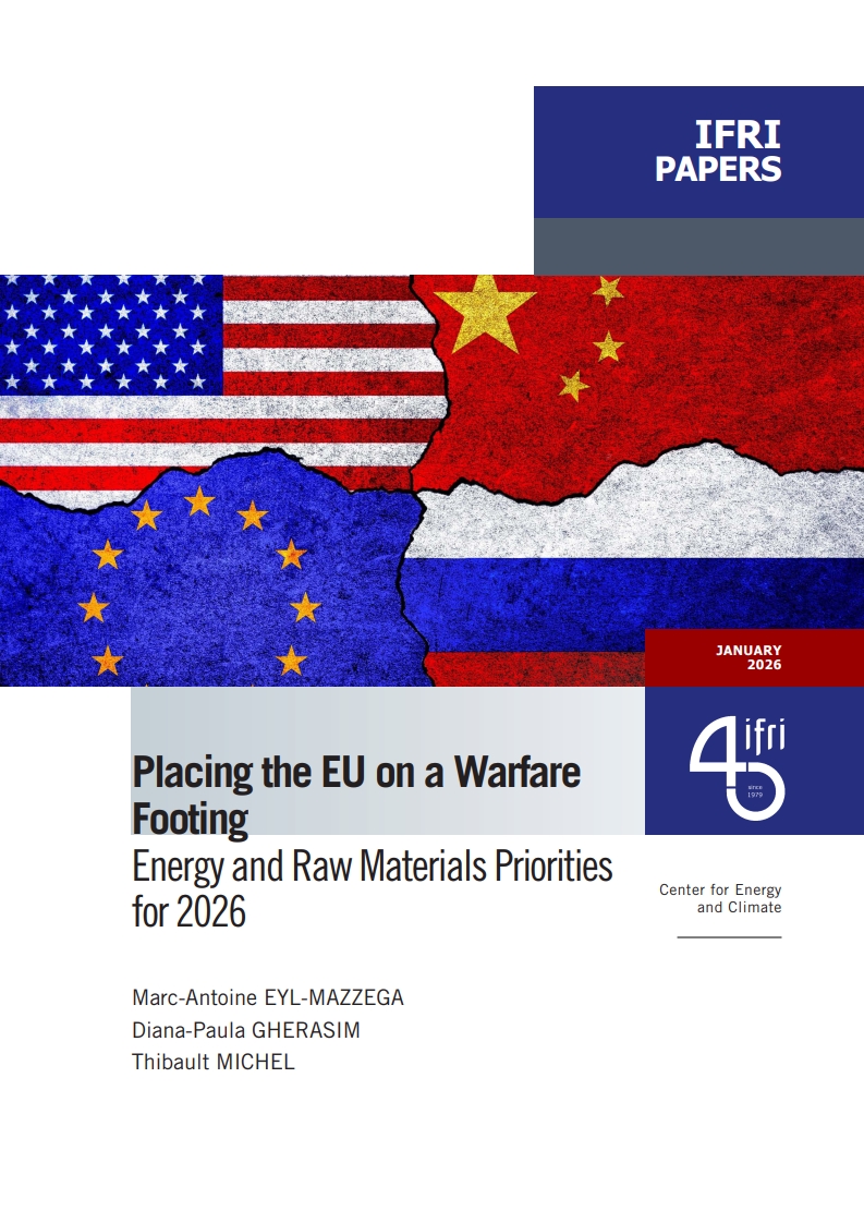 Placing the EU on a warfare footing : energy and raw materials priorities for 2026