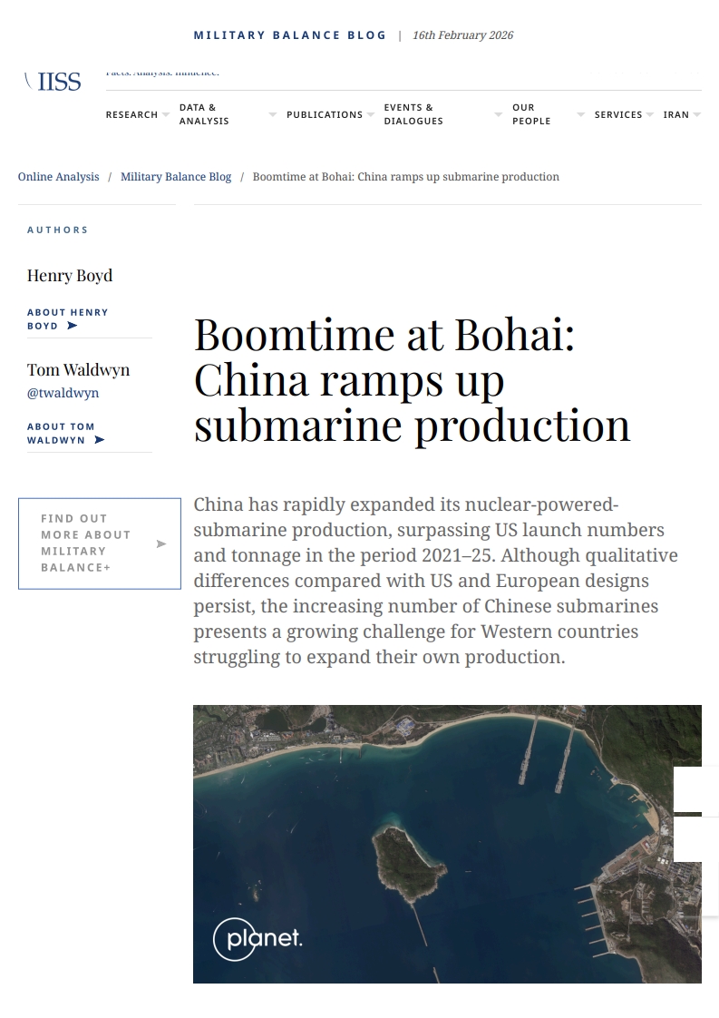 Boomtime at Bohai: China ramps up submarine production