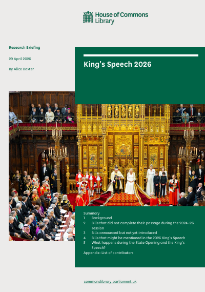 King’s speech 2026